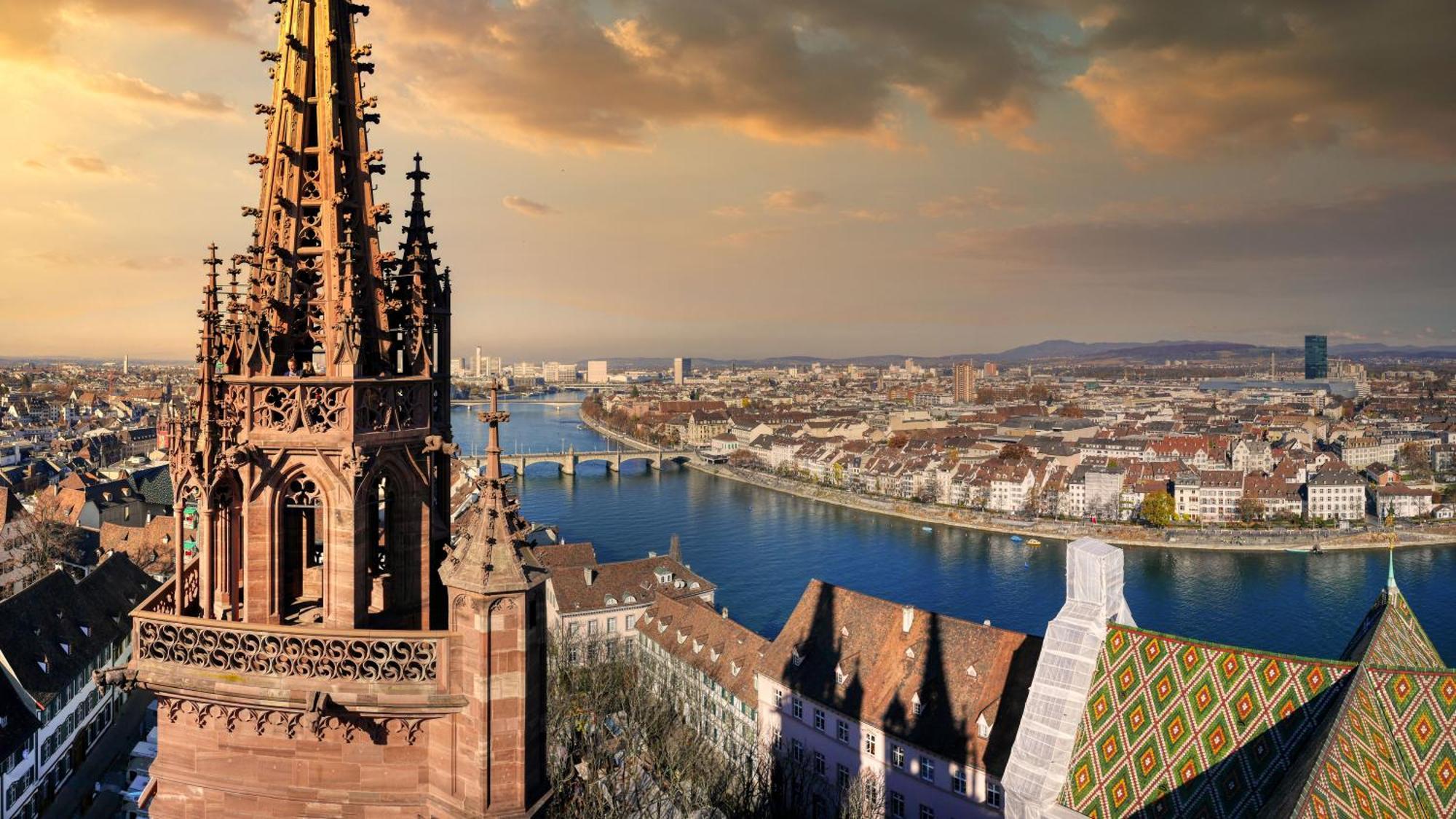 City Center Rooftop Studio With Oldtown View Bazel Buitenkant foto